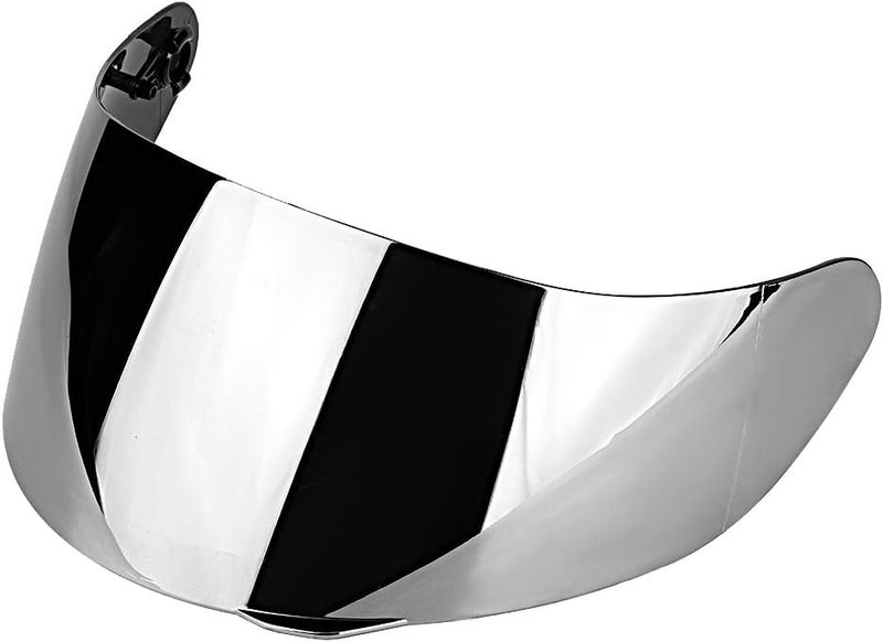 Camrusic درع خوذة الدراجة النارية متوافق مع AGV K1 K3 SV K5 K5‑S درع خوذة كامل الوجه (فضي) - Image 1